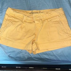 Yellow Jean Shorts